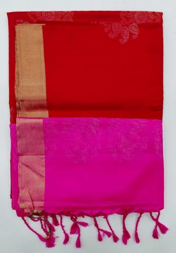 SOFT SILK SAREE WITH BLOUSE